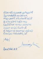 1942 Régi bőrkötéses emlékkönyv sok szöveges bejegyzéssel