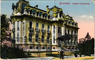 1929 Bucharest, Bukarest, Bucuresti, Bucuresci; Palatul Cantacuzino / palace (fa9