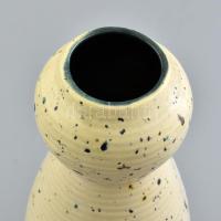 Ritka Tófej kerámia váza, jelzés nélkül, m: 26 cm