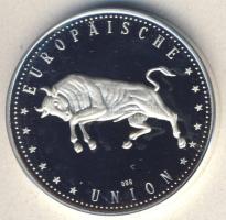 Európai Unió DN "50 éves a Római Szerződés" Ag emlékérem 8g T:PP