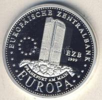 Európai Unió DN "Európai Központi Bank" Ag emlékérem 8g T:PP