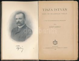 Szász Károly: Tisza István. Bp., 1920. Athenaeum. 96 + 2p. Kiadói papírborítóval