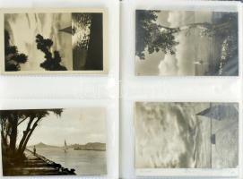 BALATON - 200 db modern (1950-es évek) képeslap albumban