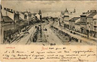 1900 Arad, Andrássy tér. Römmler & Jonas kiadása / square (EK)