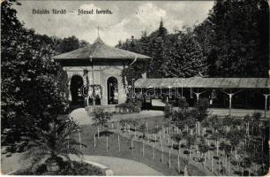 1912 Buziás-fürdő, József forrás. Heksch Manó kiadása / mineral water spring