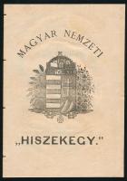 1872 Magyar Nemzeti Hiszekegy. Pest-Bécs, Deutsch Testvérek-ny., 16 p.