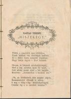1872 Magyar Nemzeti "Hiszekegy". Pest-Bécs, Deutsch Testvérek-ny., 16 p