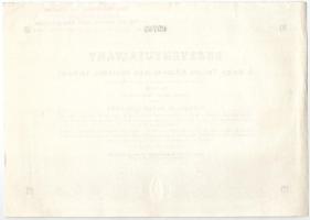 Salgótarján 1944. "A Salgó-Tarjáni Kőszénbánya Részvény-Társulat" részvényutalványa 10 dar...