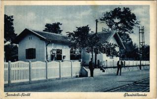 1928 Zamárdi-fürdő, vasútállomás (EK)