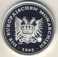 Németország 1993. "Európai monarchiák - Svédország" Ag emlékérem 15g T:PP