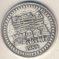 NSZK 1984. "Karácsony" Ag emlékérem 20g T:1