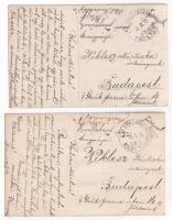 Kaiserliche Marine Seemannstraum - SMS Oldenburg - 2 db régi német haditengerészeti romantikus képes...