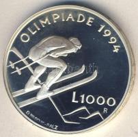 San Marino 1994. 1000L Ag "Olimpia-síelés" T:PP