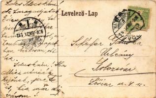 1906 Kézdivásárhely, Targu Secuiesc; Árvaház, Sinkovits Ottó tejgazdaságának szekere / orphanage, mi...