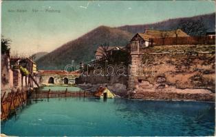 1912 Ada Kaleh, Vár, árvíz / Festung / castle, flood (fa)