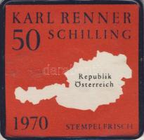 Ausztria 1970. 50Sch Ag "Karl Renner" T:1 Eredeti tokban!