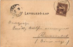 1901 Brassó, Kronstadt, Brasov; Altstadt / Ó-Brassó, óváros, üzletek. Julius Müller utóda kiadása / ...