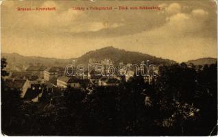 1911 Brassó, Kronstadt, Brasov; látkép a Fellegvárból. W.L. 139. / Blick vom Schlossberg / general view (EK)