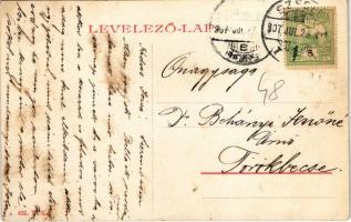 1907 Zsombolya, Hatzfeld, Jimbolia; Római katolikus templom. W.L. 432. / Catholic church (EK)