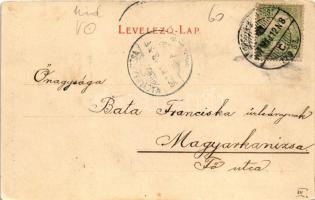 1907 Karánsebes, Caransebes; Vashíd, Julius Zalabay üzlete. H. Rosenfeld kiadása / Eiserne Brücke / ...