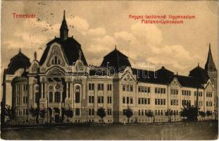 1910 Temesvár, Timisoara; Kegyes tanítórendi főgimnázium / grammar school (EB)