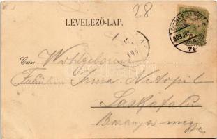 1903 Herkulesfürdő, Herkulesbad, Baile Herculane; Herkulesbrunnen / Herkules kút. Hutterer G. kiadás...