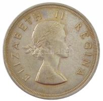 Dél-Afrika 1953. 5Sh Ag "II. Erzsébet" (28,28g) T:2 
South Africa 1953. 5 Shilling Ag &qu...