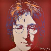 Andy Warhol (1928-1987): John Lennon. Ofszet litográfia, papír, jelzett a nyomaton. Kézzel sorszámozott 236/2400 CMOA Carnegie Museum of Art - New York, szárazpecséttel, pecséttel, hologrammal jelzett 60x60 cm / Offset-ithography