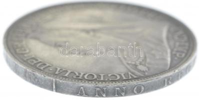 Nagy-Britannia 1896. 1C Ag "Viktória" (28,39g) T:1-,2 patina, ph. Great Britain 1896. Crow...