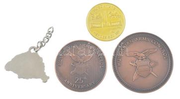 DN "Haditechnikai és Exportellenőrzési Hatóság" bronz emlékérem (2xklf) (42mm,50mm) + &quo...