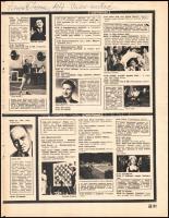 Törőcsik Mari (1935-2021) és Horváth Ferenc (1913-1993) színművészek autográf aláírásai újságcímlapo...