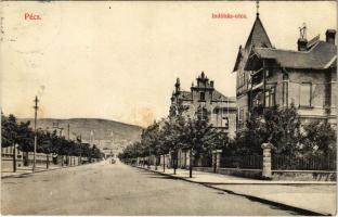 1912 Pécs, Indóház utca, villák