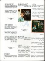 1972 His Master's Voice lemezkiadó francia nyelvű katalógusa (Catalogue Classique La Voix de so...