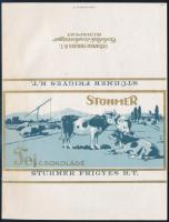 Süthmer Frigyes Rt. Tejcsokoládé csokipapírok, 10 db, 16x12 cm