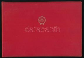 1985 BRFK emléklap és esküokmány rendőrőrmester részére