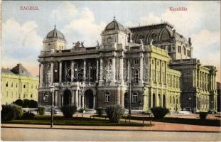 1922 Zagreb, Zágráb; Kazaliste / színház / theatre