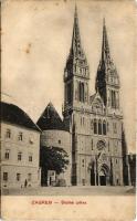 1912 Zagreb, Zágráb; Stolna crkva / templom / church (EK)