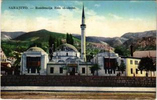 1914 Sarajevo, Residencija Reis ul-uleme + "K. und K. Milit. Post Sarajevo" + "M. kir. nagyváradi 4. népfelkelő parancsnokság III. hadtápzlj. parancsnoksága"