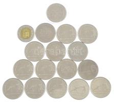 2015. 50Ft "Nemzeti és történelmi emlékhelyek" (2x) + 2016. 50Ft "Hetvenéves a Forint" + 2018. 50Ft "Családok éve" (2x) + 50Ft "Jégkorong Világbajnokság" + 2019. 50Ft "Vívó Világbajnokság" (10x) + 2017. 100Ft T:1,1- (PP)