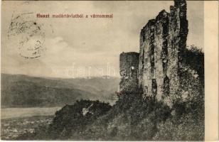 1914 Huszt, Chust, Khust; várrom. Ausländer Ignác kiadása / castle ruins (EK)