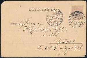 1899 Kolozsvár, Kézdi-Kovács László (1864-1942) festőművész, műkritikus autográf képeslapja feleségé...