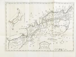 cca 1800 Partie Occidentalse du Royaume D Alger - Algéria térképe Rézmetszet. 45x30 cm