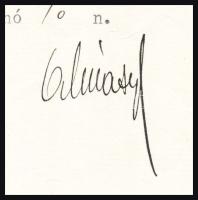 1930 Almásy László (1869-1936), a képviselőház elnöke által saját kézzel aláírt fizetési osztály vál...