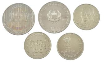 1982. 100Ft "Labdarúgó Világbajnokság" Cu-Ni + 1983. 100Ft "FAO - Több gabonát a vilá...