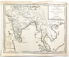 cca 1800 L Inde Selon les anciens Par lAuteur de la Geographie Sacreé Echelle. Rézmetzetű térkép 33x25 cm