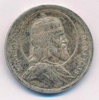 1938. 5P Ag "Szent István" T:1--2 patina Adamo P8.1