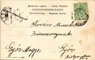 1905 Serbe im Festkleid / Serbian folklore, man in festive clothes (EK)