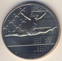 USA 1992. 1/2$ "Olimpia-gimnasztika" T:BU
