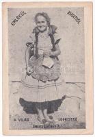 Emlékül Judittól, a világ legkisebb énekesnőjétől. Cirkuszos / Worlds smallest singer, circus (EK)
