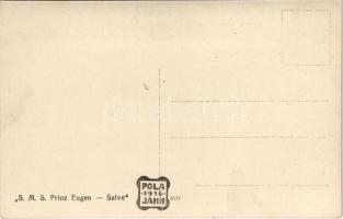 SMS Prinz Eugen az Osztrák-Magyar Haditengerészet Tegetthoff-osztályú csatahajója / K.u.K. Kriegsmar...